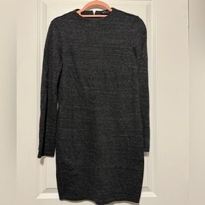Topshop Charcoal Sweater Dress